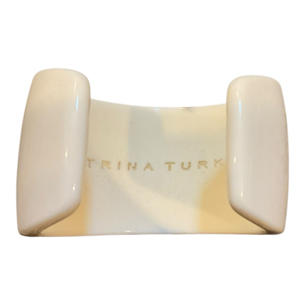 Trina Women’s Turk Ivory/Gold Cuff Bracelet - Picture 5 of 8